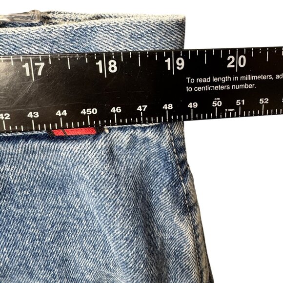 FUBU Light Wash Relaxed 90’s VTG Baggy Y2K Fit Denim Jeans Mens Size 40" X 34"‎ - Picture 3 of 14